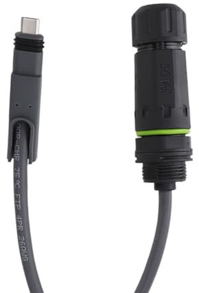 Dpofirs SPX-Stecker auf RJ45-Adapter, Wasserdichtes Starlink-Kabel, RJ45-Buchsen für Generation 2 Dish, 1200 Mbit/s SPX auf RJ45-Stecker, SPX Plug to RJ45 Adapter