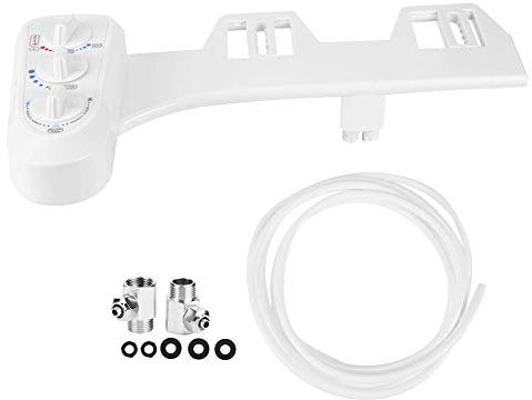 Bidet-Aufsatz Mit 3/8-Gewinde, Doppeldüse Für Heißes Und Kaltes Wasser, WC-Bidet-Sprühgerät, EU-Standard