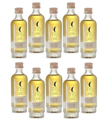 Distilleria Marzadro GRAPPA LE DICIOTTO LUNE MIGNON MINIATURE 5 CL 10 BOTTIGLIETTE