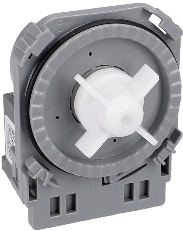 ensipart Ablaufpumpe für Geschirrspüler kompatibel mit gorenje 556915 FUDI kompatibel mit amica 1034326, 1038281 kompatibel mit Küppersbusch 443104 Entleerungspumpe Spülmaschine