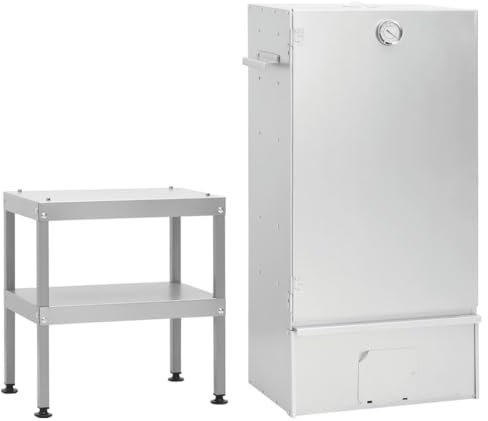 Kangmusi Räucherofen mit Tisch Verzinkter Stahl, 3187618kangmusi