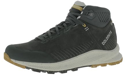 Dolomite Carezza Leather Mid WP wasserdichte und modische Freizeitschuhe Herren mit Wildleder Obermaterial | Winterschuhe | Outdoorschuhe | Sneaker thyme green EU 40,7