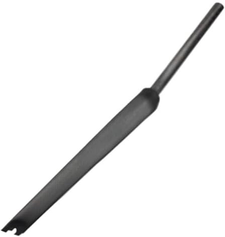 Fourche Vtt Fourche avant de vélo entièrement en carbone 700 mm, frein en V mat/brillant, fourche de vélo de route 28,6 mm, pièces de vélo en carbone ultra légères Fourche Vtt 26 Pouces(Matte)