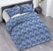 Riad Arredo Set Copripiumino Morbido 100% Puro Cotone Italiano - Parure Sacco Piumino con Federe Made in Italy (Foglie Blue, Singolo 155x240 + 1 federa 52x82)