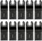 10 Pcs Oscillating Tool Blades, 34mm Professional Universal Oscillating Saw Blade, Wood Multitool Blades Quick Release, Compatible with Dewalt/Milwaukee/Makita/Ryobi, Rockwell/Bosch