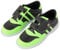 Hiuzylqx Men's Bowling Shoes Lawn Bowl Trainer Comfortable Garden Bowlers Sneakers Fashion Large Size,Black Green,6 UK