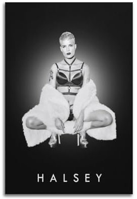 FOWNJCIA Sänger-Poster Hilshe Poster, dekoratives Gemälde, Leinwand, Wandposter und Kunstdruck, modernes Familienschlafzimmer-Dekor-Poster, 30 x 45 cm