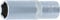 BGS 10559 | Steckschlüssel-Einsatz Sechskant, tief | 12,5 mm (1/2) | SW 19 mm