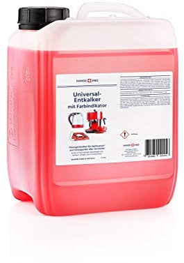 Hansepro Universal-Entkalker mit Farbindikator, 5 Liter I Flüssig-Entkalker im praktischen Vorrats-Kanister I Kalklöser I universell einsetzbar I für Kaffeevollautomat, Kaffee-Maschine usw.