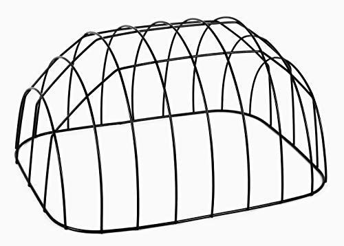 Tigana Metallgitter eckig schwarz 41 x 32 cm Fahrradkörbe (N-45)