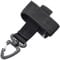 Tactical MOLLE Webbing Glove Holder Clip Lanyard Strap Buckle Belt Hook Climbing Rope Airsoft Army Gloves (Black)
