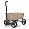 Beach Wagon Bollerwagen Faltbar LITE Sandbraun - 80KG Tragkraft - Handwagen, Strandwagen für Kinder, Haustiere, Gepäck, Beachwagon mit Waschbarem Stoff - 118 x 65 x 110 cm