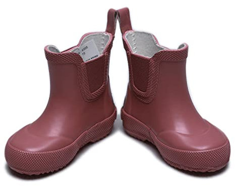 Celavi Basic Short Wellies, Stivali in Gomma Unisex-Bambini, Marrone Rosa, 24 EU