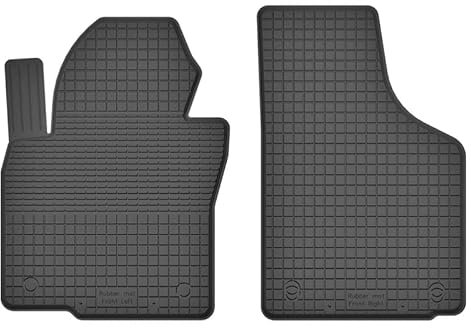 Gummimatten Automatten Gummifussmatten Gummi Fußmatten für Skoda Octavia II Bj. 2004-2013 VORNE Fahrer-und Beifahrermatte CXcx