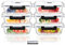 Hcrvvi Glass Containers with Lids - Food Storage Containers 6Pcs, Upgraded Snap Locking Lids, Airtight Meal Prep Containers Set, Food Containers 1040ml, BPA Free, Meal Prep Containers Reusable Glass