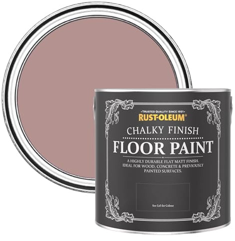Rust-Oleum Pink Scratch Proof Floor Paint in Matt Finish - Heartfelt 2.5L