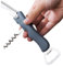 Profi Kellnermesser aus Edelstahl - 3 in 1 Korkenzieher, Flaschenöffner und Folienschneider, Holzgriff, Ideal für Sommeliers und Weinliebhaber