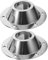 HAPINARY 2st Festes Zubehör Für Wohnmobile Verstellbare Tischbeine Spitze Schwenkteller Camping Klapptisch Bootssitze Klappbare Tischbeine Tischgestell Stand Basisstation Silver Aluminium