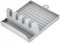 Kitchen Utensil Rest and Pot Lid Holder, Dual Purpose Design, 14.3 x 12.7 x 5 cm, Grey Colour