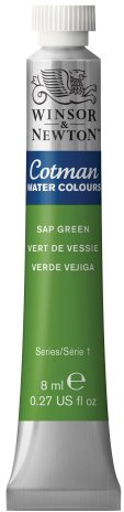 Winsor & Newton Cotman Sap Green Watercolour Tube 8ml