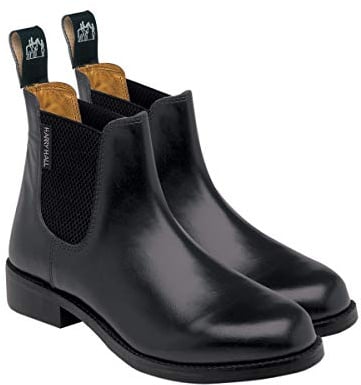Harry Hall Buxton Jodhpur Horse Riding Boots Childs Size 1 Black | Equestrian Leather Shoes Competition Yard Boys Girls