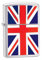 Zippo Union Jack, Accendino Antivento in Cromo Spazzolato