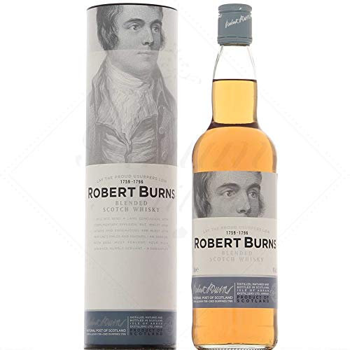 ROBERT BURNS by ARRAN - Blended Whisky Écossais - Notes d'Épices & Amandes - Origine : Écosse/Highlands-Arran - 40 % Alcool - 70 cl, 700 milliliters