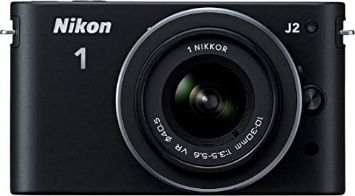Nikon 1 J2 Systemkamera (10,1 Megapixel, 7,5 cm (3 Zoll) Display) Kit inkl. Nikkor VR 10-30 mm schwarz