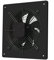 Axial Ventilator Ø 200 mm schwarz Abluft Zuluft Rohrlüfter Radial Rohr Lüfter Absauglüfter Industrielüfter Absaugung