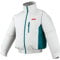 Makita DFJ201ZL Li-Ion LXT CXT Fan Jacket, 14.4 - 18 V, Grey, Size Large
