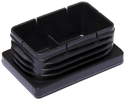 BRINOX b75925 N – Endstück Innen rechteckig 40 x 60 mm) schwarz