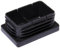 BRINOX b75925 N – Endstück Innen rechteckig 40 x 60 mm) schwarz