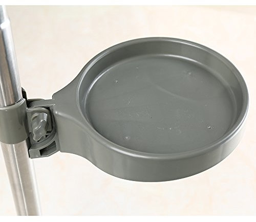 Baoyouni - Barras de tensión de metal para colgar plantas y estantes de flores