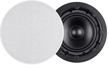 Monoprice Ceiling Speaker 8-inch Subwoofer Dual Voice Coil (Each) - Aria Series