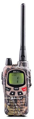 Midland - Walkie Talkie G9 PRO Mimetica, Ricetrasmittenti Professionali Dual Band Softair e Outdoor, 101 Canali, 32 PMR446/69 LPD, Waterproof IPX4, Copertura 12Km, Autonomia 23H, Batterie Ricaricabili