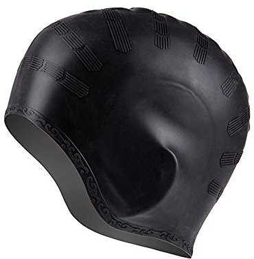 JOJYO Badekappe mit Ohrenschutz, Silikon Badekappen Badehüte wasserdichte Schwimmkappe Badehaube Anti-Rutsch Elastische Badehaube für Erwachsene Jugendliche Swim Cap