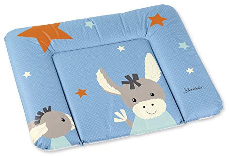 Sterntaler Bedruckte Wickelauflage Emmi, Blau, 72 x 85 cm