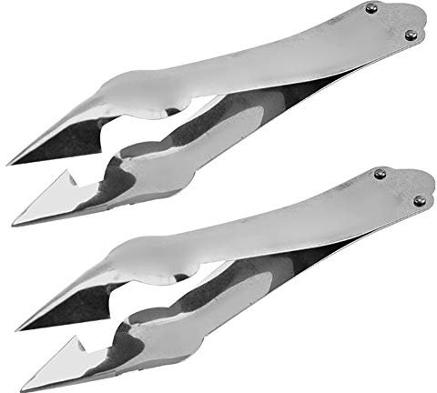 2 Stück Edelstahl-Ananas-Augen-schäler Cutter Praktische Seed Remover Klipp-küche-Werkzeug