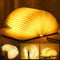 Molbory LED Buchlampe Faltbare Buchlampe Licht Buchlampe LED Stimmungsbeleuchtung USB Aufladbare WarmweißSchreibtisch Buch Licht Nachtlicht Nachttischlampe für Kinder Freundin Geschenk Home Decor