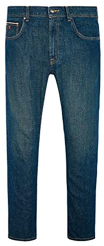 Hackett Wiser Wash Selvedge Pantaloni, 000denim, W28 / L32 Uomo