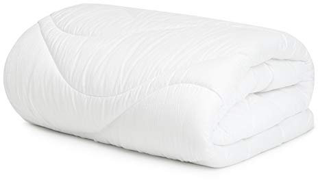 Fabsy Einfach sauber Bettdecke - atmungsaktive Bettdecke 135 x 200 cm - Schwere-Ganzjahresdecke 350g/m2 - Seersucker geprägte Microfaser - waschbare Bettdecke