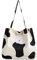FITDON Cord Umhängetasche Groß, Damen Schultertasche Canvas Tasche Tote Handtasche für Alltag, Büro, Schulausflug und Einkauf