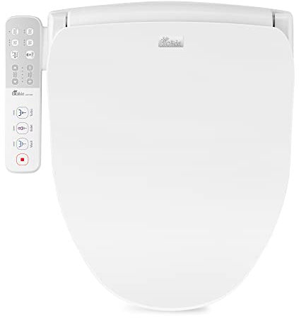 BioBidet Slim One Bidet-Toilettensitz, weiß, Elongated