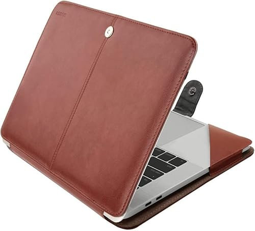 Vida Feliz Protective Victus Series PU Original Leather Laptop Cover for HP (HP Victus 16.1-inch, Tan Brown)