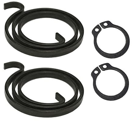 Door Handle Repair Kit 2 Springs and 2 Circlips (2.5 Turn, 3mm Thick Spring)