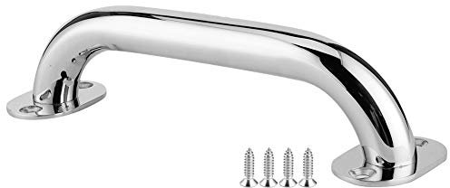 BOROCO haltegriff badewanne,Handlauf für Boote 7,9 Zoll 316 Edelstahl Grab Marine Handlauf Griff für Boot Yacht Badezimmer