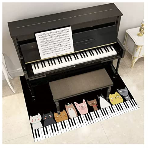 Piano-Schalldämmungs-Pad, Piano-Teppich for aufrechte Klaviere, schallabsorbierender Schwamm, stoßdämpfendes Pad, Piano-Teppichschoner, Piano-Teppich for Studio ( Color : Style 2 , Size : 160x140cm )
