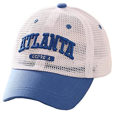 Vobozeany Cappellino Bambino de Baseball con Visiera Estivo Cappellini da Baseball Cappello Spiaggia Bimbo Protezione Solare Berretto Baseball Cappelli a Rete per Bambini 3-8 Anni