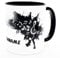 Notentasse Musiker Kaffeetasse Musikliebhaber Tasse mit Namen personalisiert Musikgeschenk Musiklehrer Geschenk Artikel Musiktasse Abschied Music Musikfans Musik Noten Becher Zubehör Keramik 330 ml