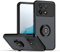 XINYEXIN Funda para Xiaomi Poco X6 Pro 5G, Funda con Soporte de Anillo, TPU + PC Translúcido Anti- Arañazos Carcasa Protectora Antigolpes Case Cover - Negro